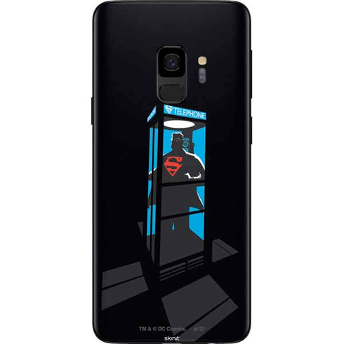 DC Comics Superman Phone booth Galaxy S9 Skin
